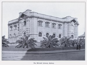 The Mitchell Library, Sydney (s/v foto) av Photographer Australian