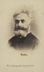 Max Nordau (1849-1923), ungersk sionistledare och författare (svartvitt foto)
