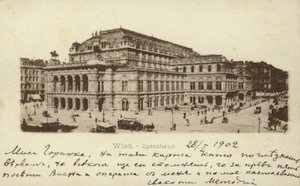 Wiener Staatsoper (svartvitt foto)