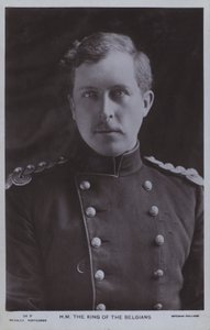 Albert I, kung av Belgien (s/v foto)