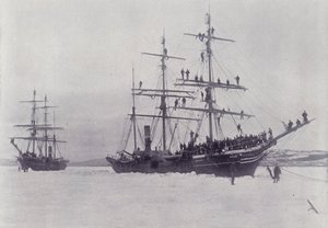 Kanada: Sealing Steamers in the Ice (s/v foto) av Photographer Canadian