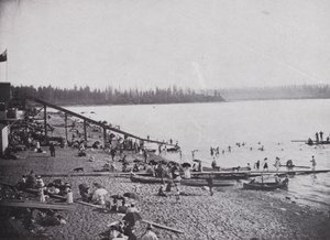 English Bay, Vancouver (s/v foto) av Photographer Canadian