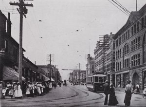 Granville Street, Vancouver (s/v foto) av Photographer Canadian