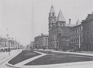 King Street, Hamilton (s/v foto) av Photographer Canadian