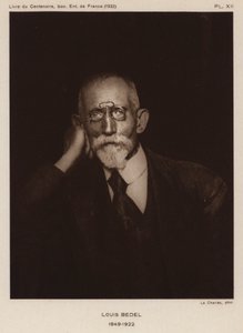 Ernest Marie Louis Bedel, fransk entomolog (s/v foto) av Photographer French