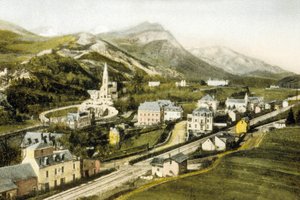 ルルド、フランス、c。 1905年（写真）スウェーデン語 av Photographer French