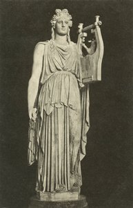 Apollo Barberini, antik romersk skulptur i Glyptotekets samling i München, Tyskland (svart/vitt foto) av Photographer German