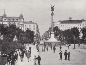 Belle-Alliance-Platz och Friedrich-Strasse (s/v foto) av Photographer German