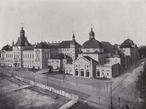 Charlottenburg, Academy of Arts and University of Music (s/v foto) av Photographer German