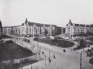 Charlottenburg, Savigny-Platz (s/v foto) av Photographer German