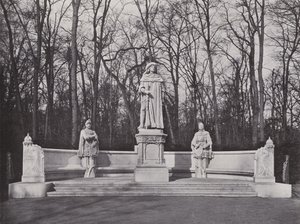 Monument i Siegesallee, kurfurst Friedrich I (s/v foto) av Photographer German