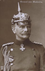Fältmarskalk August von Mackensen, tysk militär befälhavare under första världskriget (s/v foto)