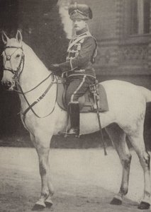 Gustav Krupp von Bohlen, make till Berthe Krupp, ägare av Krupps industriimperium (s/v foto) av Photographer German