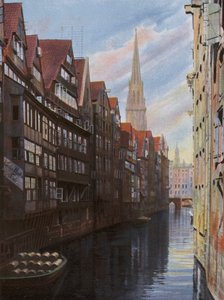 Hamburg: Flotta nära Groningerstrasse (foto) av Photographer German