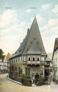 Hotellbröstduk, Goslar (färgfoto) av Photographer German
