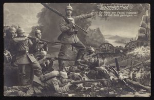 Landwehrlied (Army Song) (s/v foto) av Photographer German