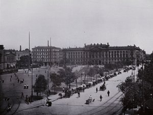 Leipzig: Augustusplatz (s/v foto) av Photographer German