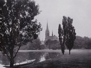 Leipzig: Johannapark med Lutherkyrkan (s/v foto) av Photographer German