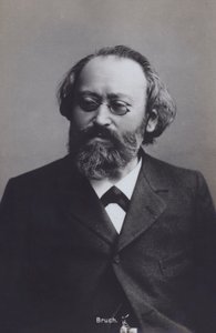 Max Bruch, tysk dirigent och kompositör (s/v foto) av Photographer German