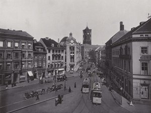Molkenmarkt, Spandauer Strasse och rådhuset (s/v foto) av Photographer German