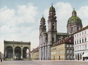 München/München: Theatinerkirche U Feldherrnhalle (foto) av Photographer German