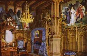 Neuschwanstein slott: sovrum (foto) av Photographer German