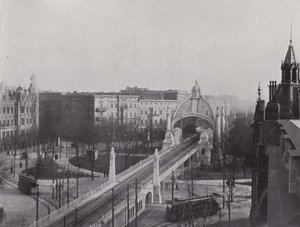 Nollendorfplatz, Station Der Hochbahn (s/v foto) av Photographer German