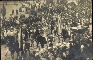 Foto Eisenach, vagn, mottagande av prinsarna av Photographer German