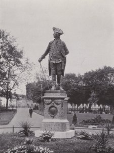 Potsdam, monument till Friedrich Des Grossen (s/v foto) av Photographer German
