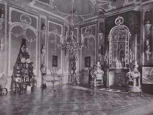 Potsdam, New Palace, Japanese Salon (s/v foto) av Photographer German