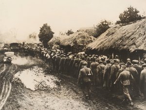 Ryska fångar nära Kiev av Photographer German