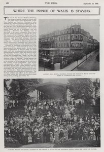 Besök av prinsen av Wales och hertigen av Cambridge till kurorten Bad Homburg, Tyskland av Photographer German
