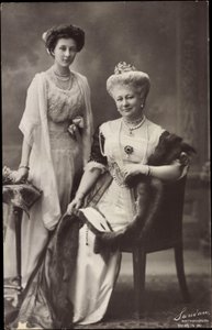 Wohlfahrts Vykort, Kronprinsessan Luise, Victoria av Photographer German