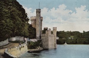 Sydirland: Blackrock Castle, County Cork (färgat foto)