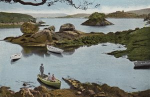 Sydirland: Glengarriff Harbour, County Cork (färgat foto) av Photographer Irish