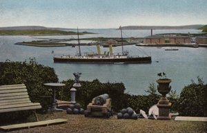 Sydirland: Queenstown Harbour, County Cork (färgat foto) av Photographer Irish