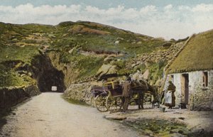 Sydirland: Tunnel nära Glengarriff, County Cork (färgat foto) av Photographer Irish