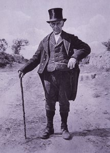 Sydirländsk gentleman, ca 1910 (s/v foto) av Photographer Irish