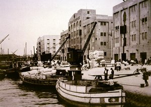 Hamnen i Kobe, Japan av Photographer Japanese