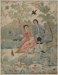 Petit Point Broderi, ca. 1937. av Phyllis Dorr