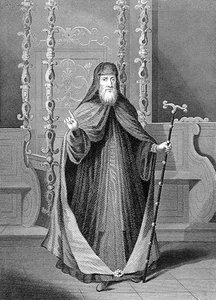 Den grekiske patriarken av Konstantinopel av Picart (after)