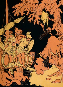 De eldsprutande tjurarna, 1880 av Picart