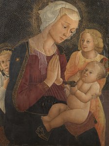 Jungfru och barn med två änglar, 1550-75