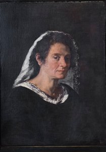 Porträtt av en kvinna av Pier Francesco Mola