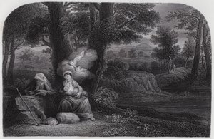 The Repose by the Way av Pier Francesco Mola