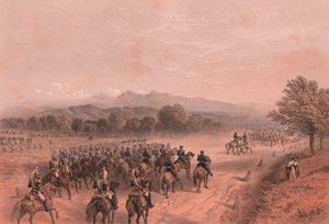 Möte mellan Frankrikes och Österrikes kejsare i Villafranca di Verona av Blaise Nicolas Le Sueur