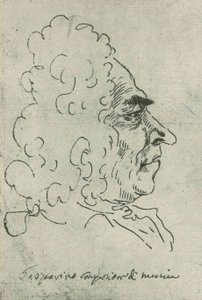 Francesco Gasparini (av Pier Leone Ghezzi) Rom, Bibl Vat - Codici Ottoboniani latini 3113, fol8 av Pier Leone Ghezzi