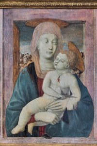Madonna och spädbarnet av Piero della Francesca