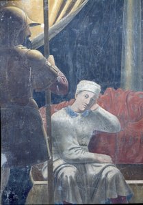 Konstantins dröm, färdigställd 1464 (detalj) av Piero della Francesca