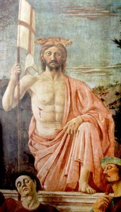 Uppståndelsen är en frescomålning av Piero della Francesca av Piero della Francesca